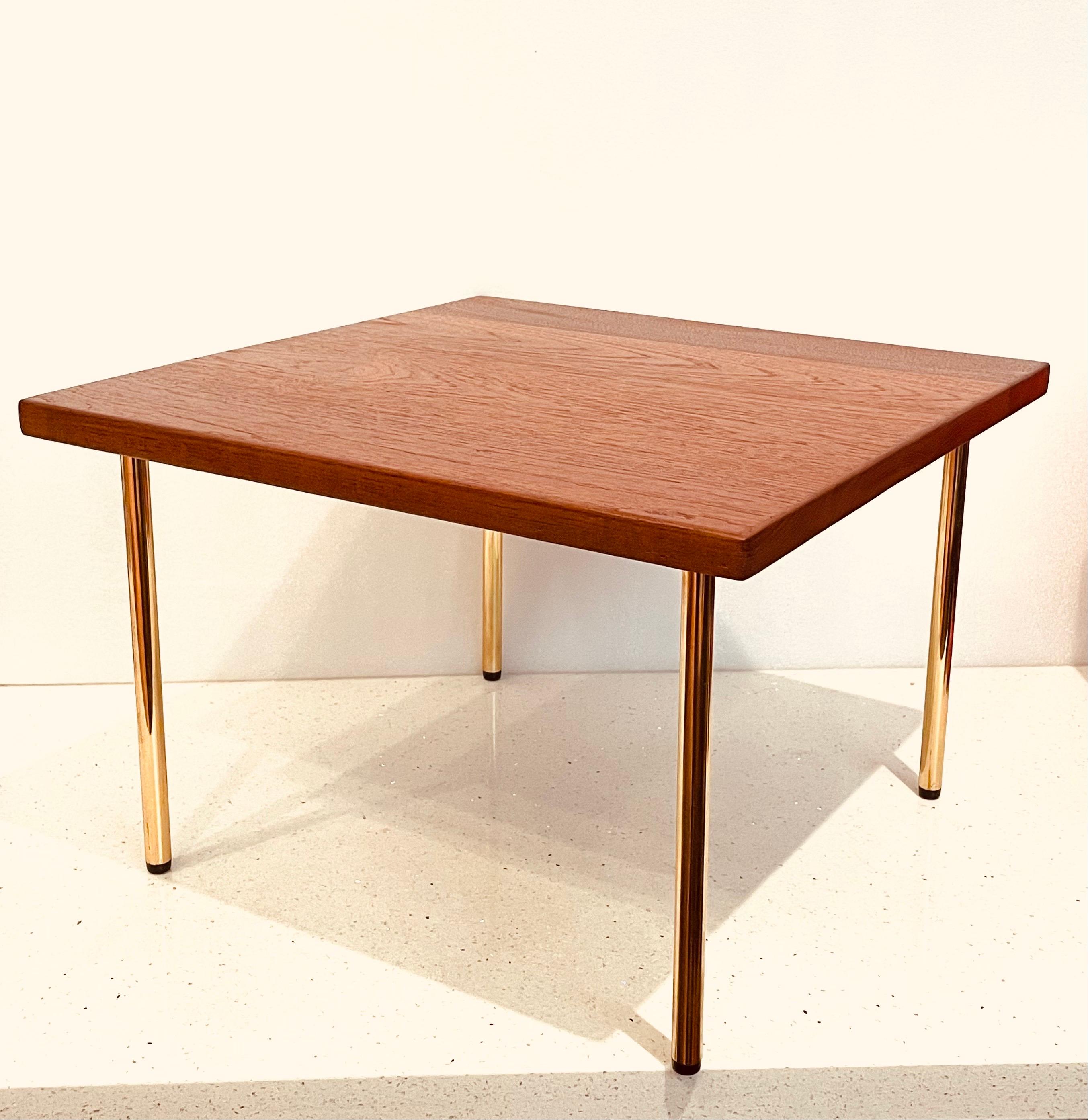 Scandinavian Modern Danish Modern Solid Teak Small Table Designed by Peter Hvidt