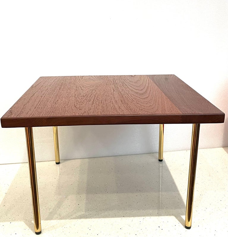 20th Century Danish Modern Solid Teak Small Table Designed by Peter Hvidt For Sale