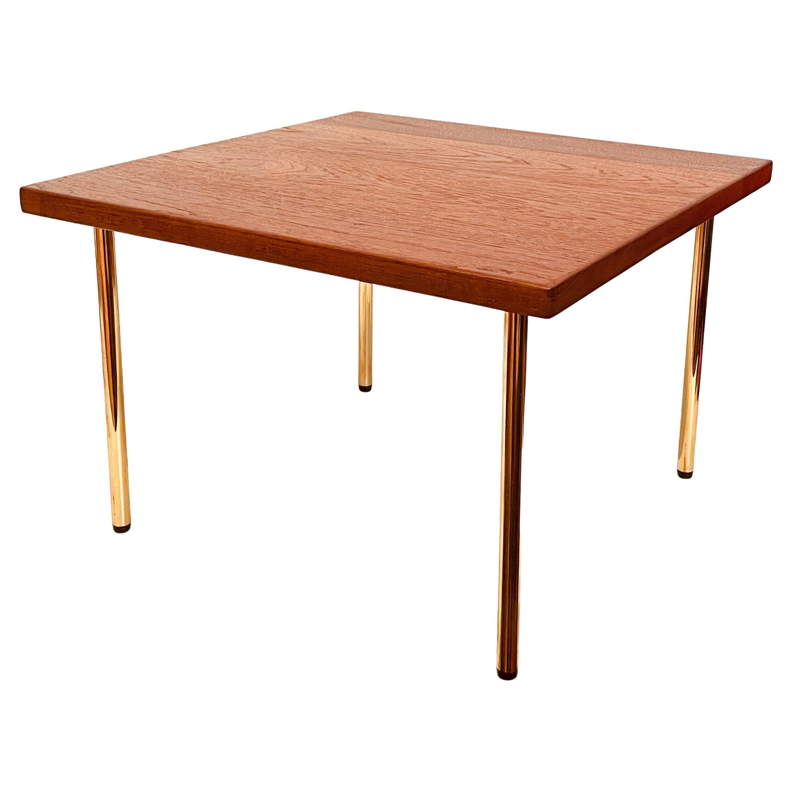 Danish Modern Solid Teak Small Table Designed by Peter Hvidt