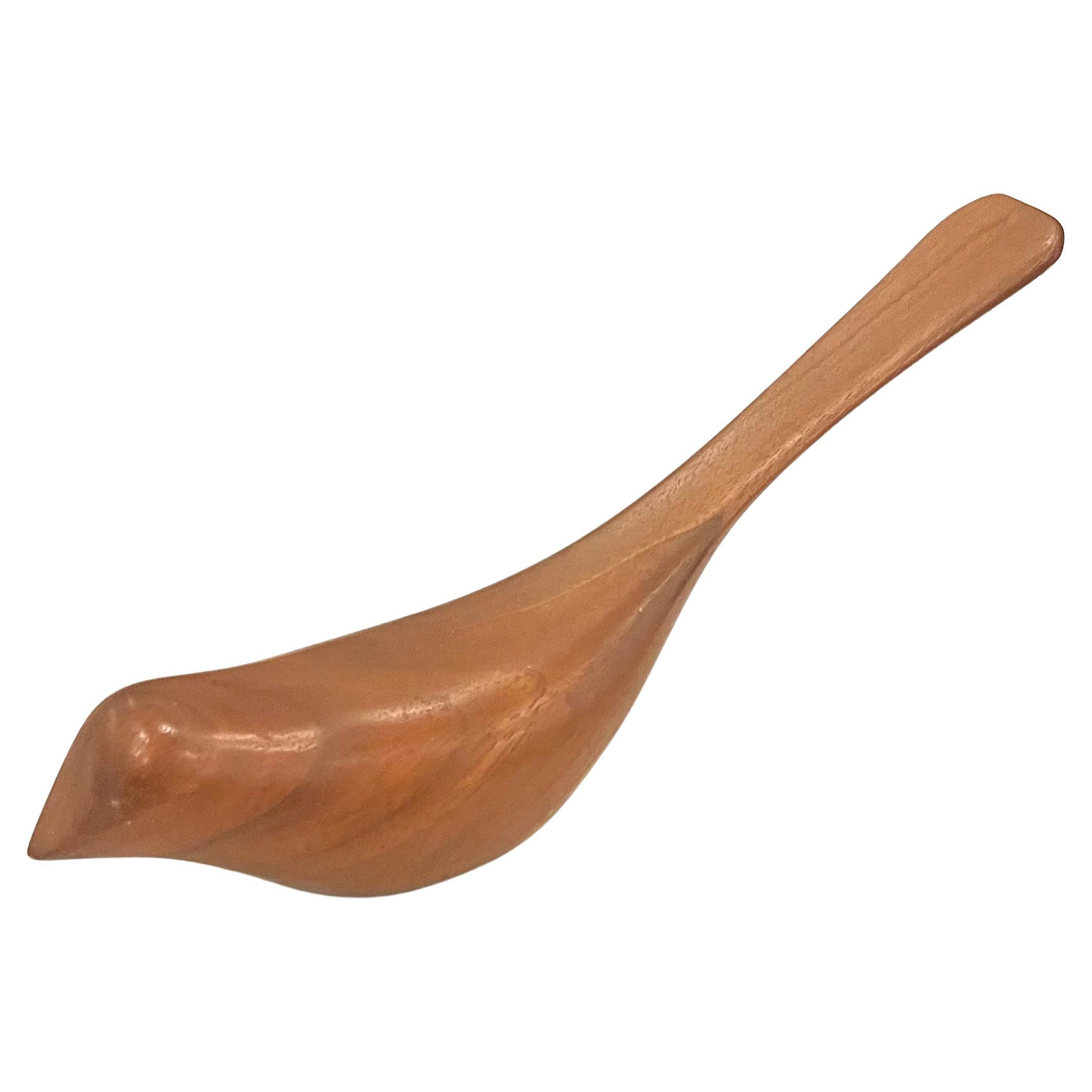 Mid-Century Modern Danish Modern Solid Walnut Petite Bird Sculpture