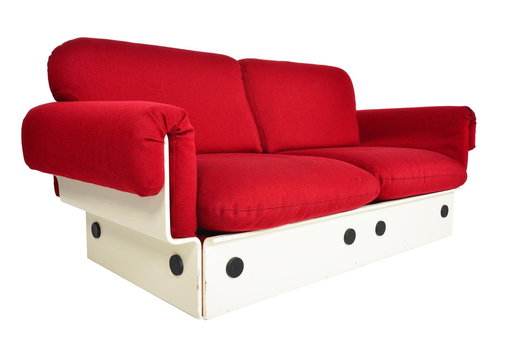 Scandinavian Modern Danish Modern Space Age Loveseat