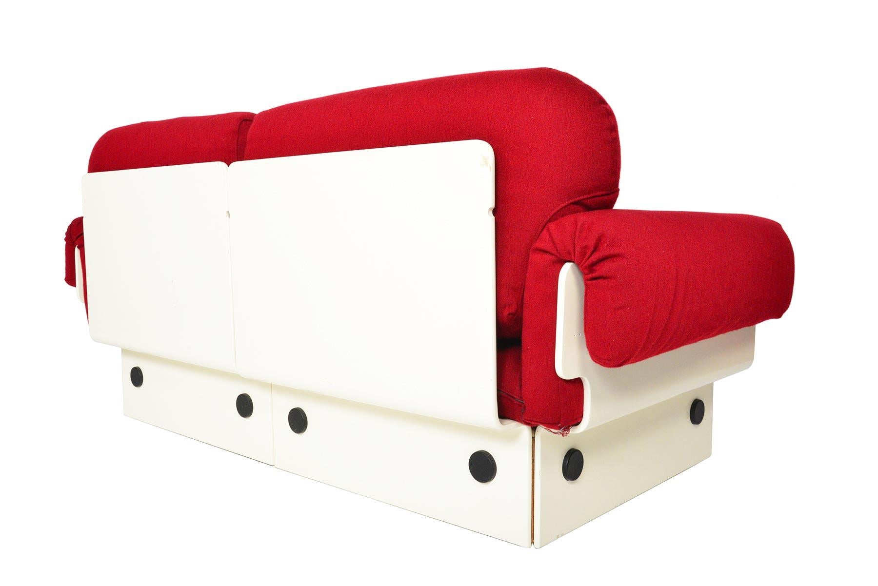 Danish Modern Space Age Loveseat 3