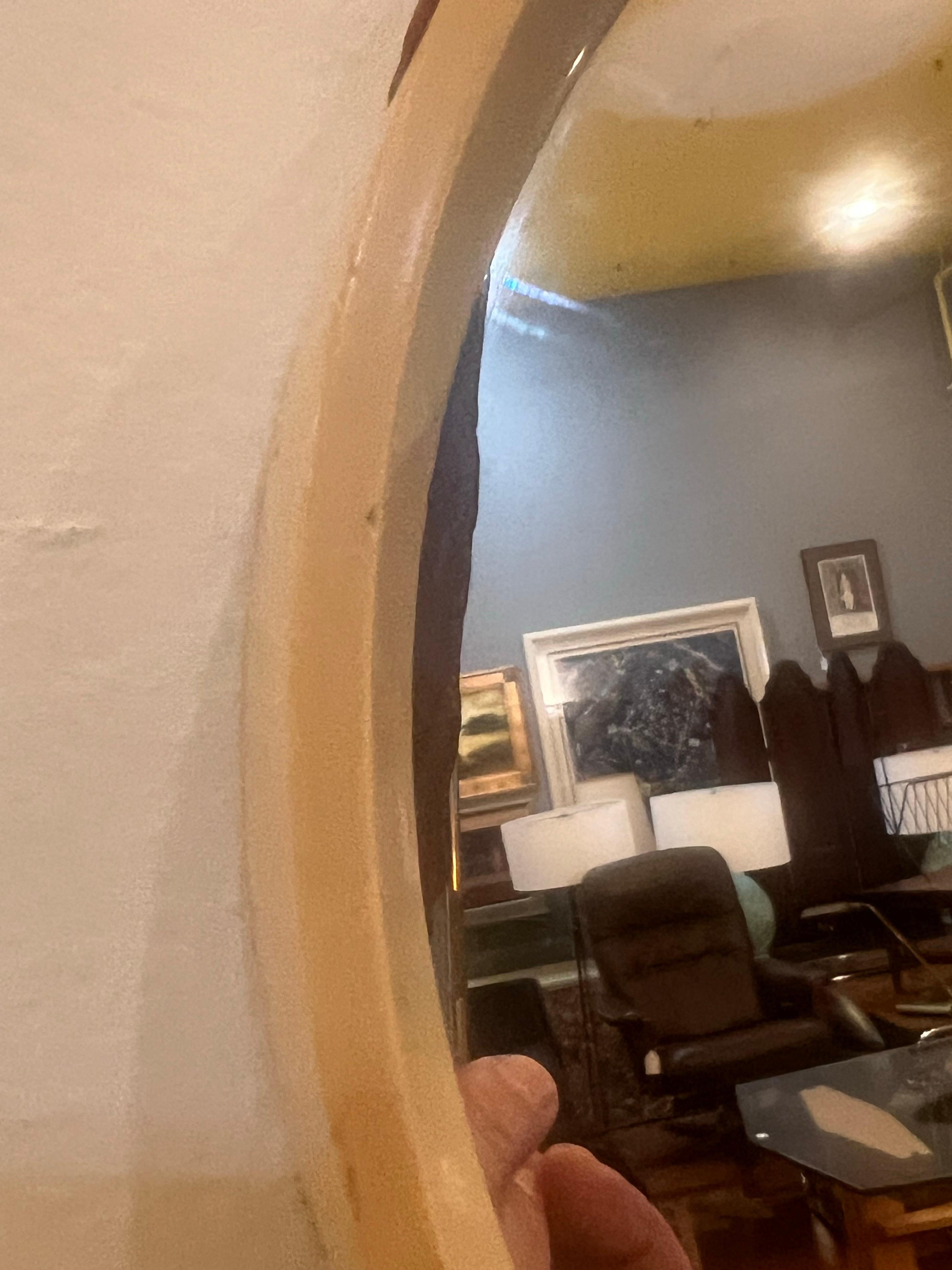 Danois Miroir mural rond suspendu danois Modern A Space AGE en vente