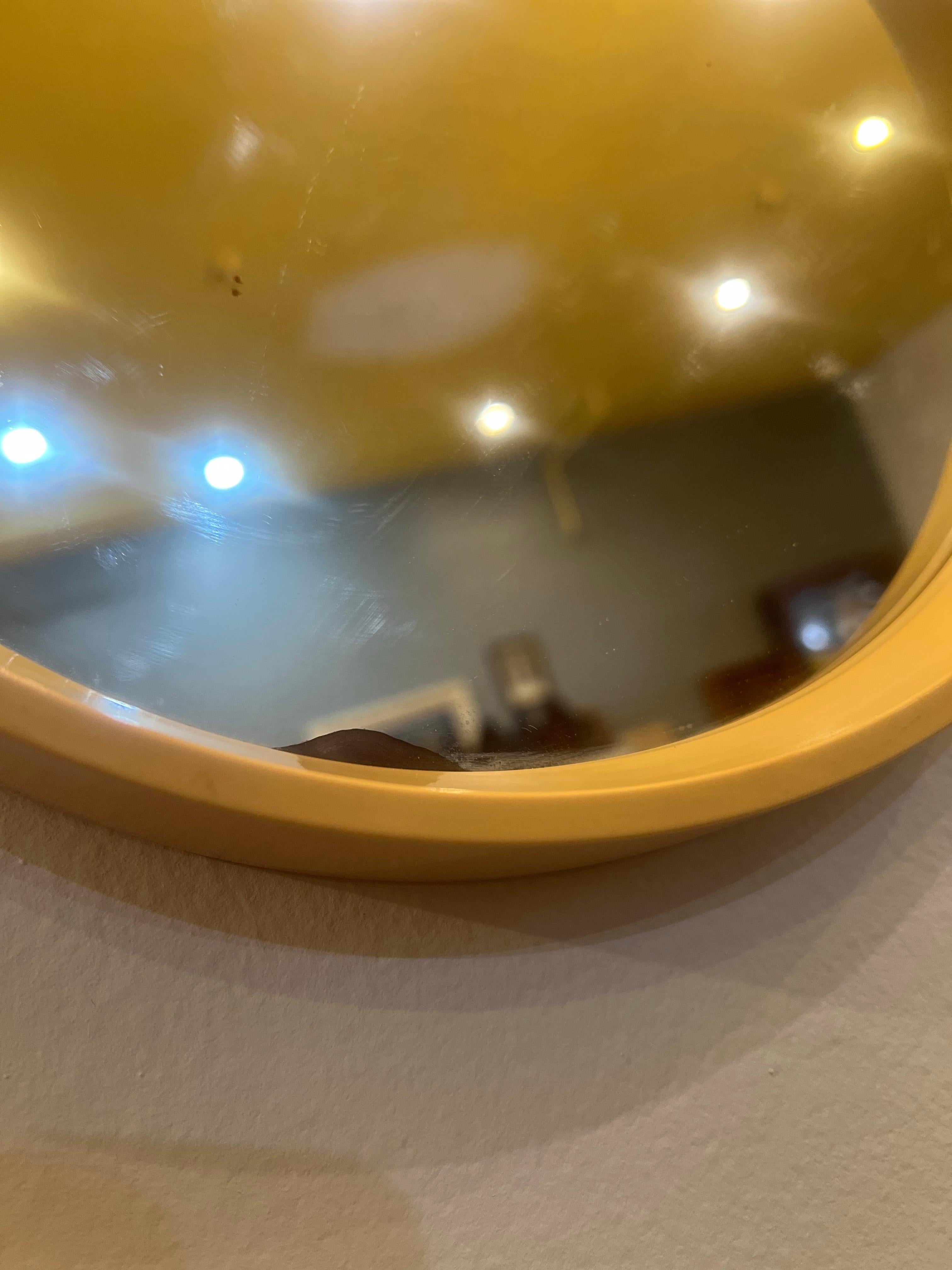 Miroir mural rond suspendu danois Modern A Space AGE Bon état - En vente à San Diego, CA