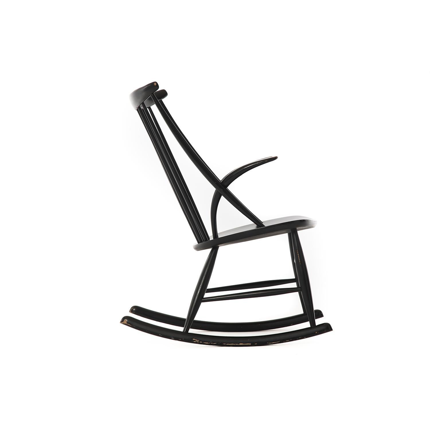 spindle rocking chair