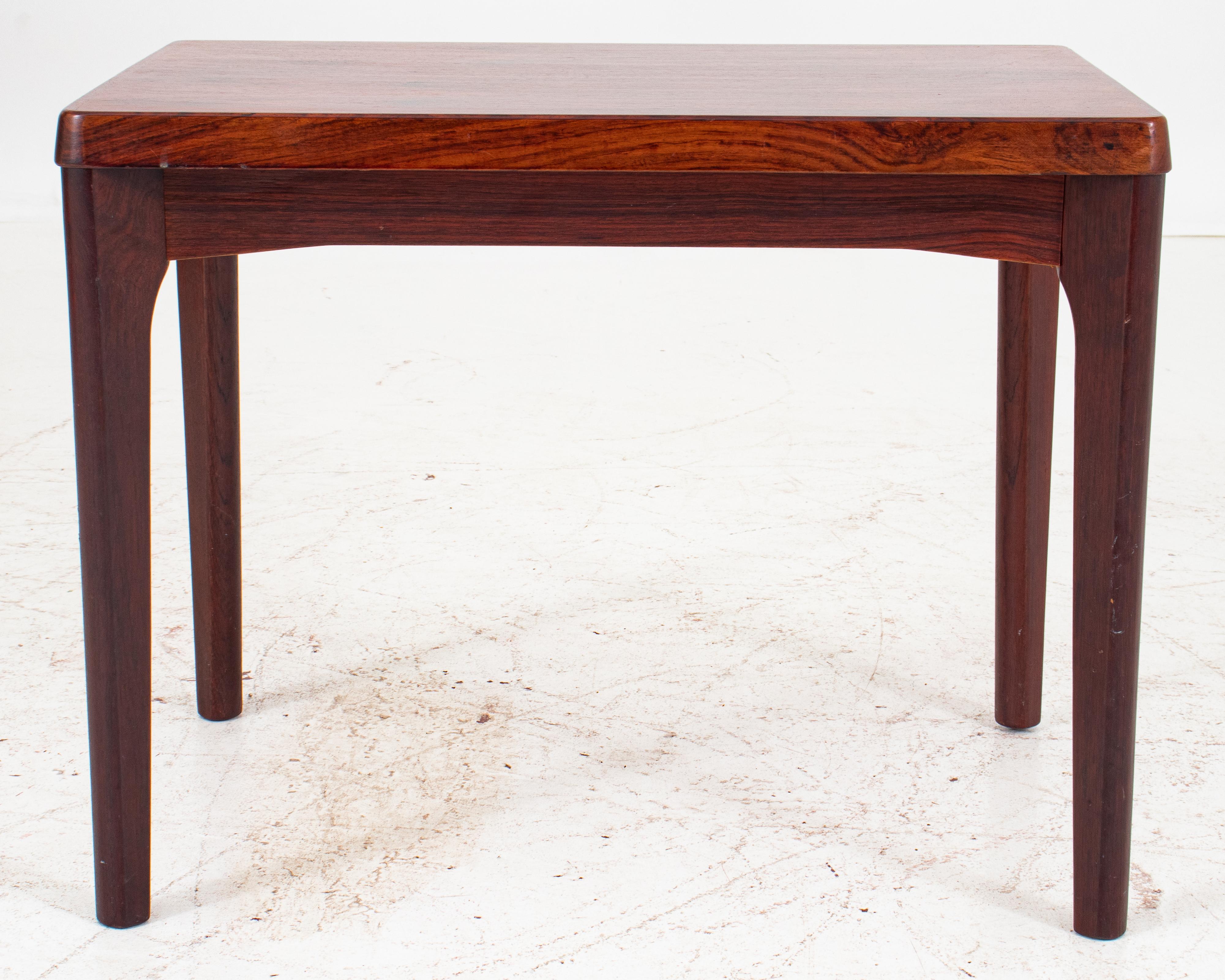 Danish Modern Stained Walnut Side Table 1