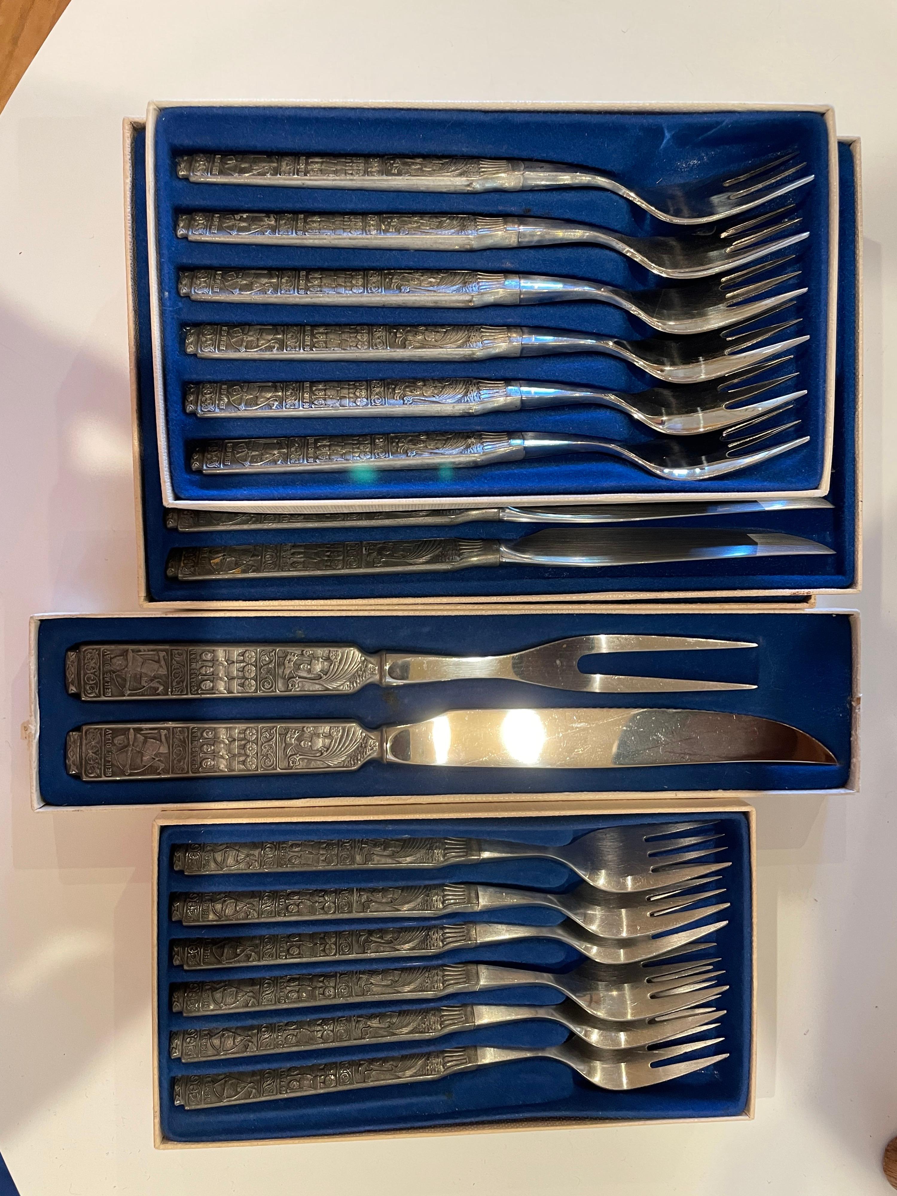 konge tinn norwegian pewter cheese slicer