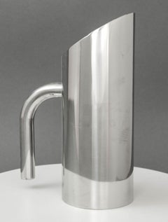 Dänische Moderne Edelstahl Krug Ware Krug 1990