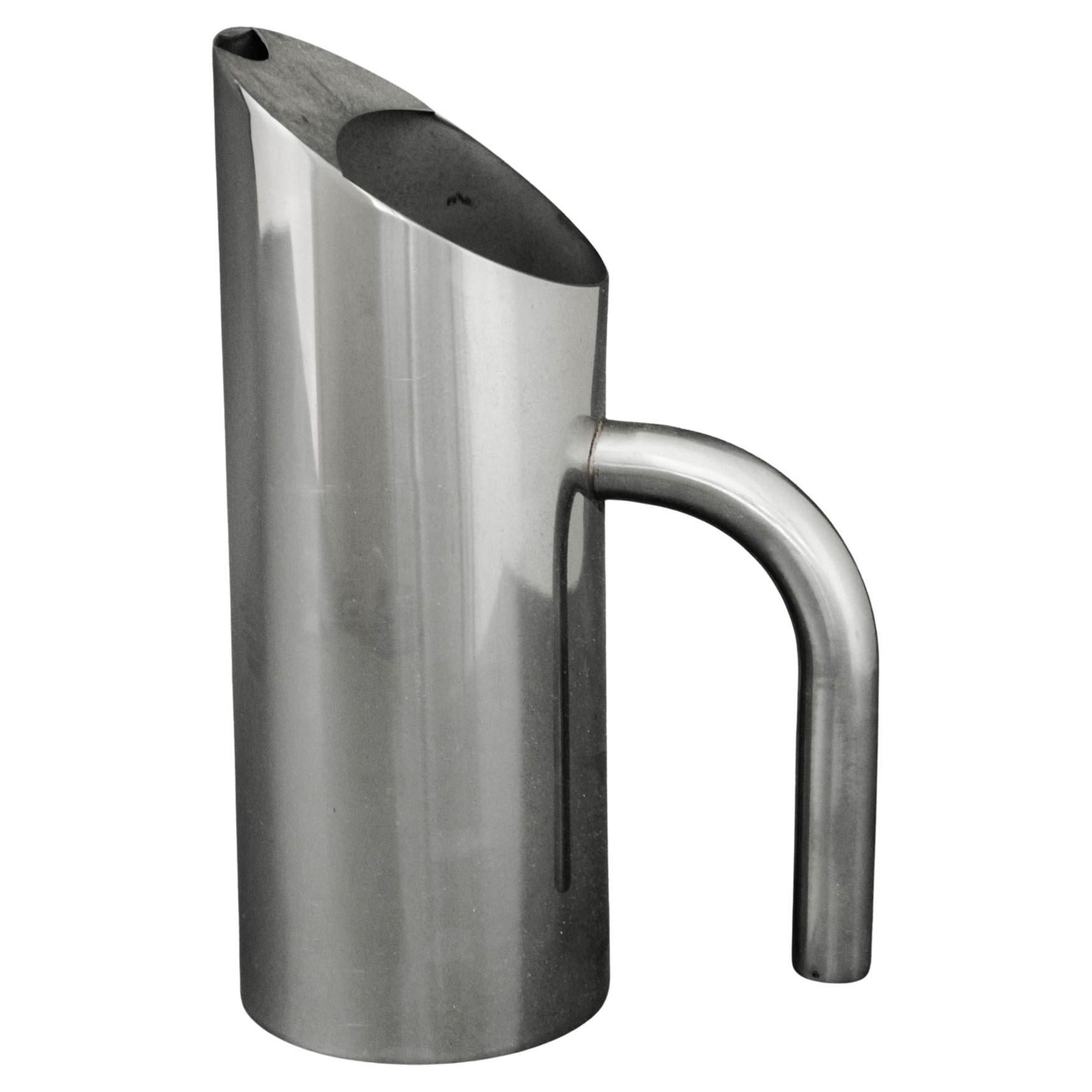 Danish Modern Stainless Steel Pitcher Ware Jug 1990