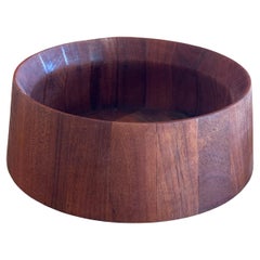 Danish Modern Staved Teak Bowl by Jens Quistgaard for Dansk