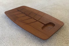 Danish Modern Staved Teak Carving / Cutting Board