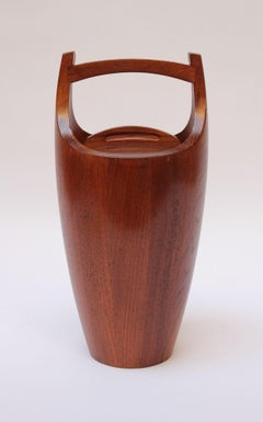 Danish Modern Staved Teak "Congo" Ice Bucket by Jens Quistgaard for Dansk