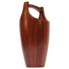 Danish Modern Staved Teak "Congo" Ice Bucket by Jens Quistgaard for Dansk