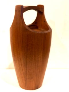 Danish Modern Staved Teak Ice Bucket by Jens Quistgaard for Dansk Early Prod