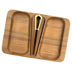 Schiaccianoci e ciotola in teak danese moderno di Flemming Digsmed per Nissen