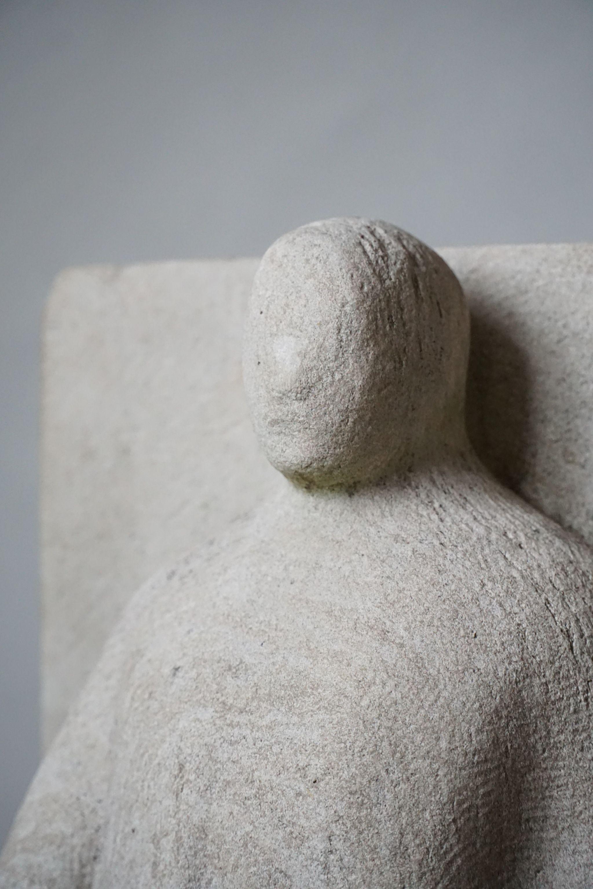 Danish Modern Stone Figure, 