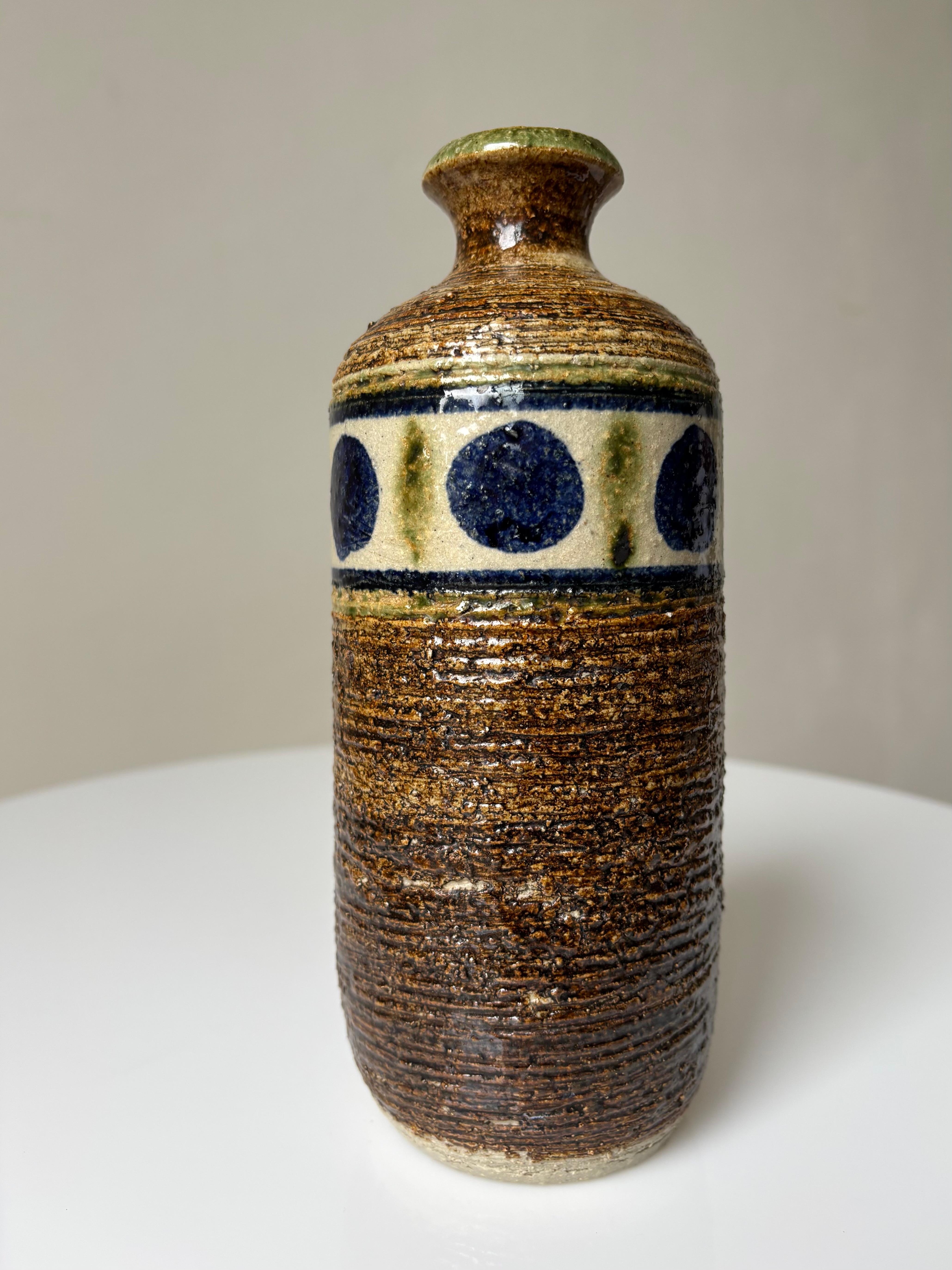 Mid-Century moderno Vaso a bottiglia in gres danese moderno, anni '60 in vendita