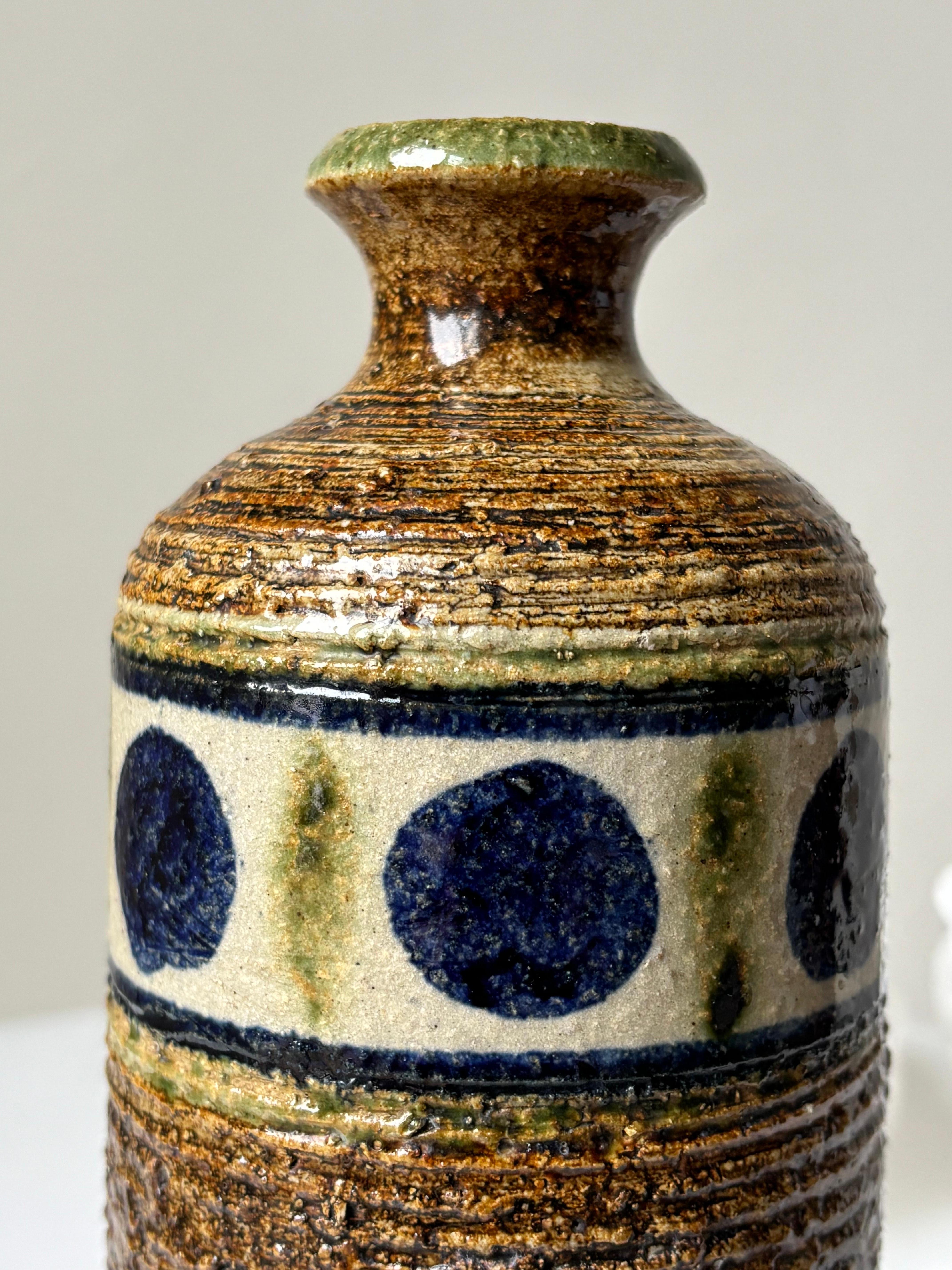 Danese Vaso a bottiglia in gres danese moderno, anni '60 in vendita