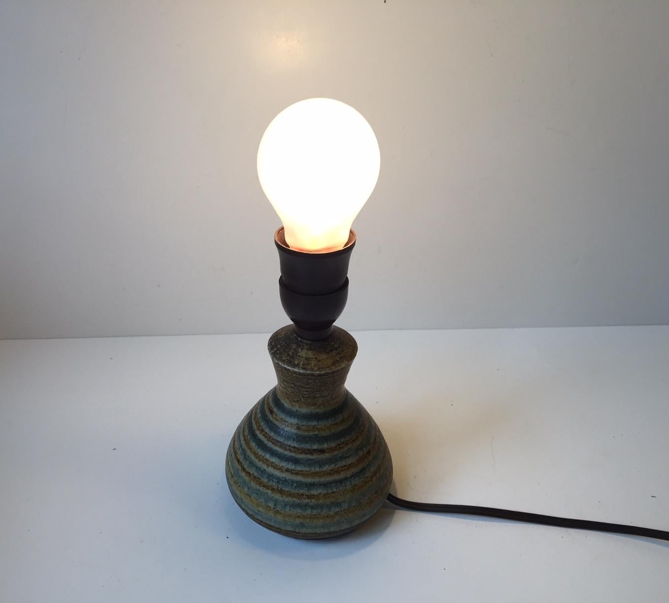 Mid-20th Century Danish Modern Stoneware Table Lamp by Johannes Andersen, 1960s