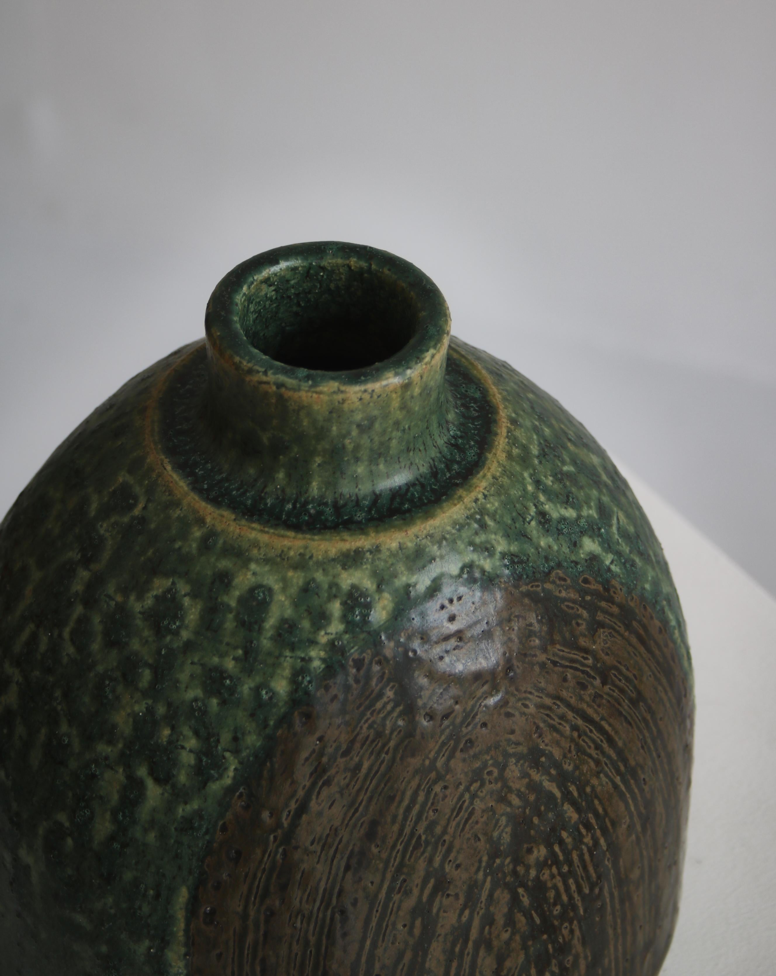 Scandinavian Modern Danish Modern Stoneware Vase by Eva Stæhr-Nielsen Made at 