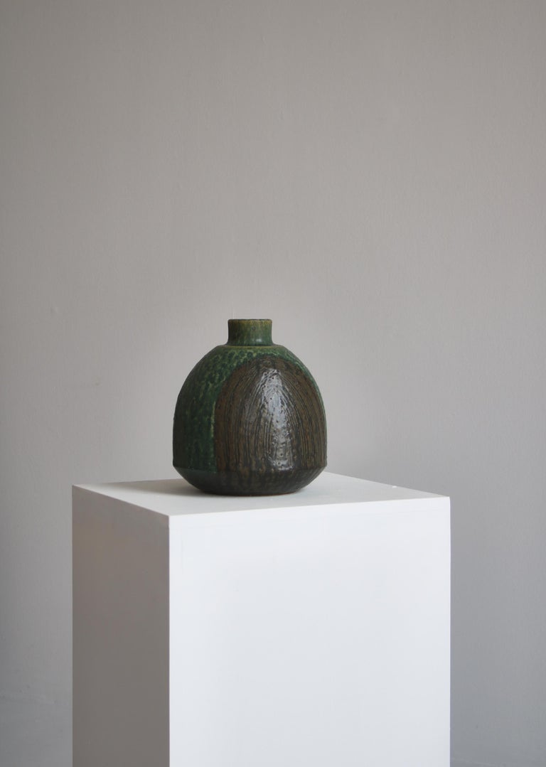 Mid-20th Century Danish Modern Stoneware Vase by Eva Stæhr-Nielsen Made at 