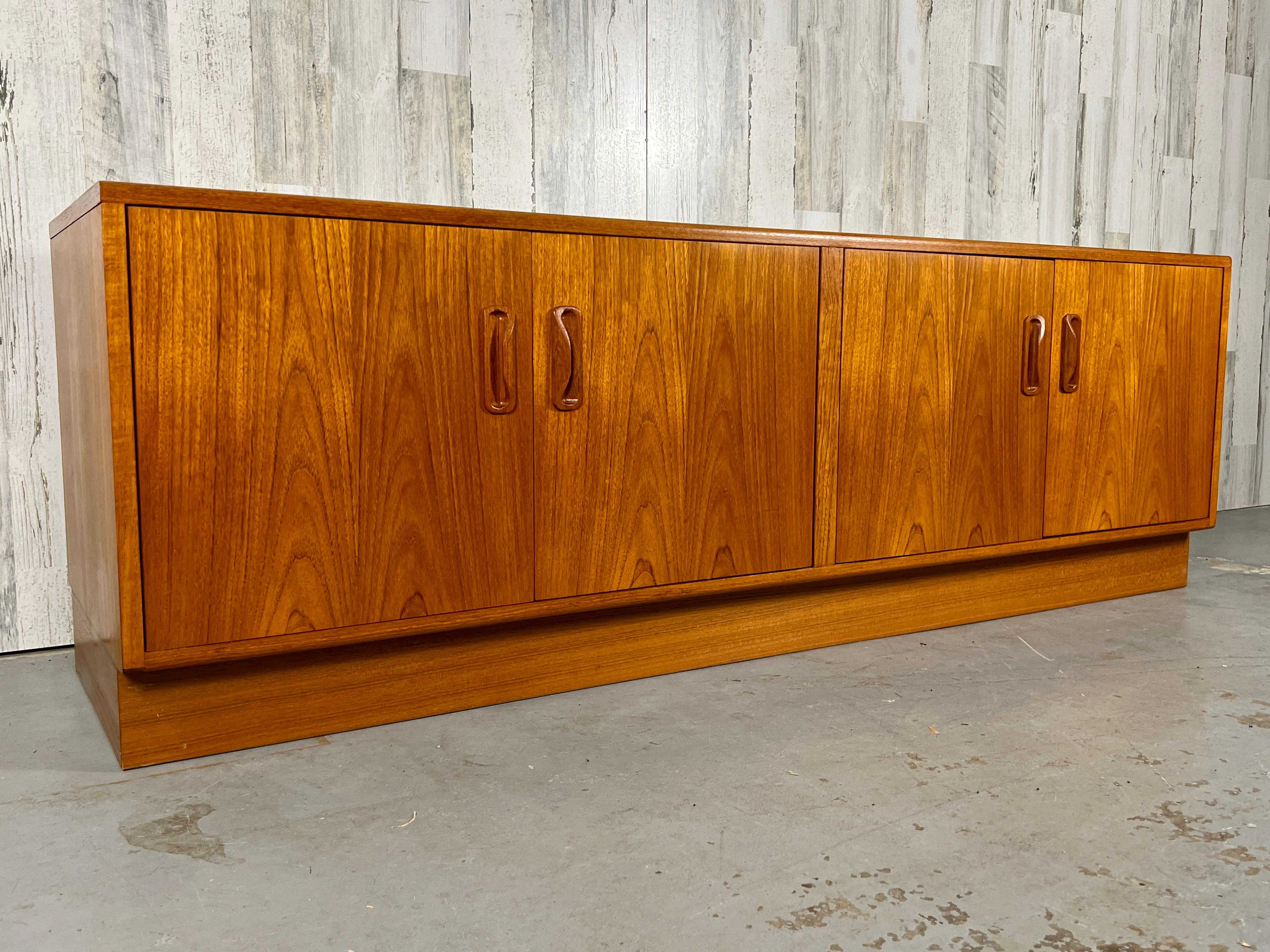 English Danish Modern Style Credenza For Sale