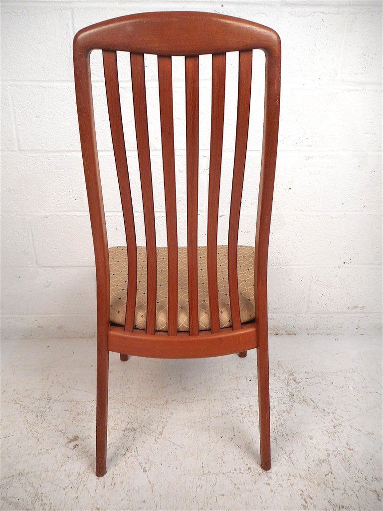 Danish Modern Style Dining Chairs, Set of 6 For Sale 3