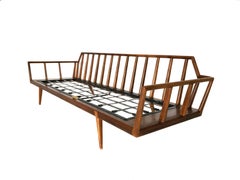 Danish Modern Style Mel Smilow Rail Back Sofa