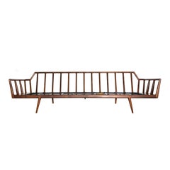 Danish Modern Style Mel Smilow Rail Back Sofa