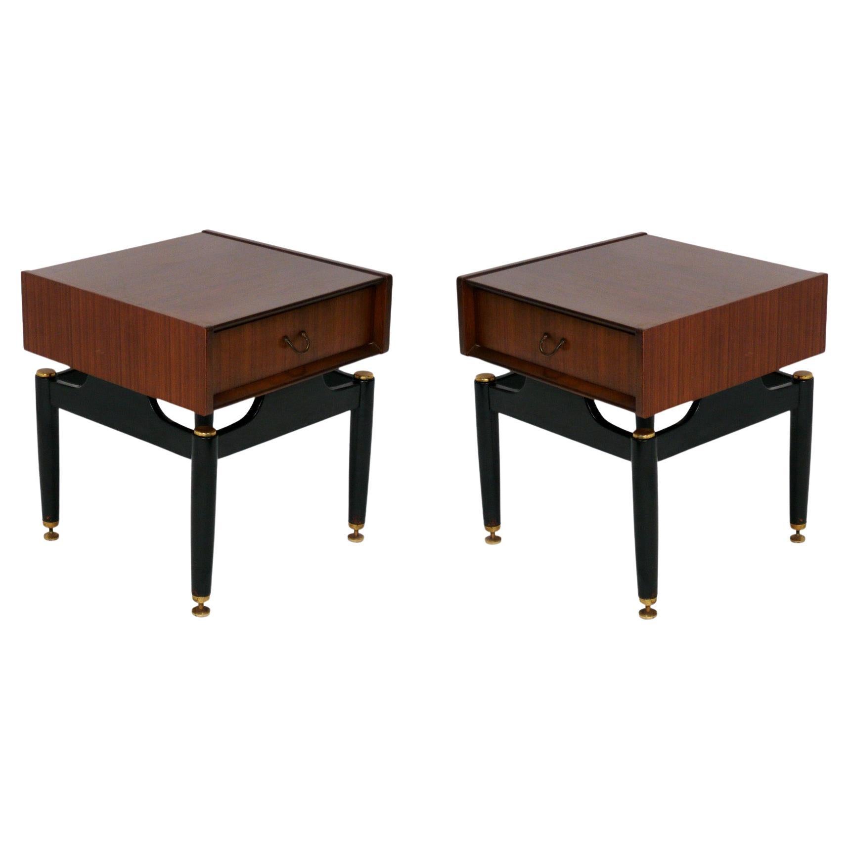 Danish Modern Style Night Stands by G Plan, circa 1960s For Sale