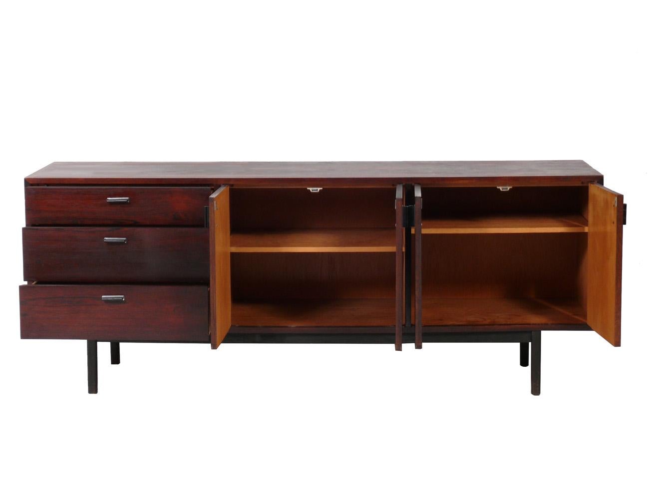 Mid-Century Modern Danish Modern Style Rosewood Credenza by Founders