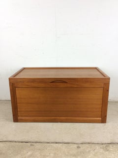 Danish Modern Style Teak Blanket Chest