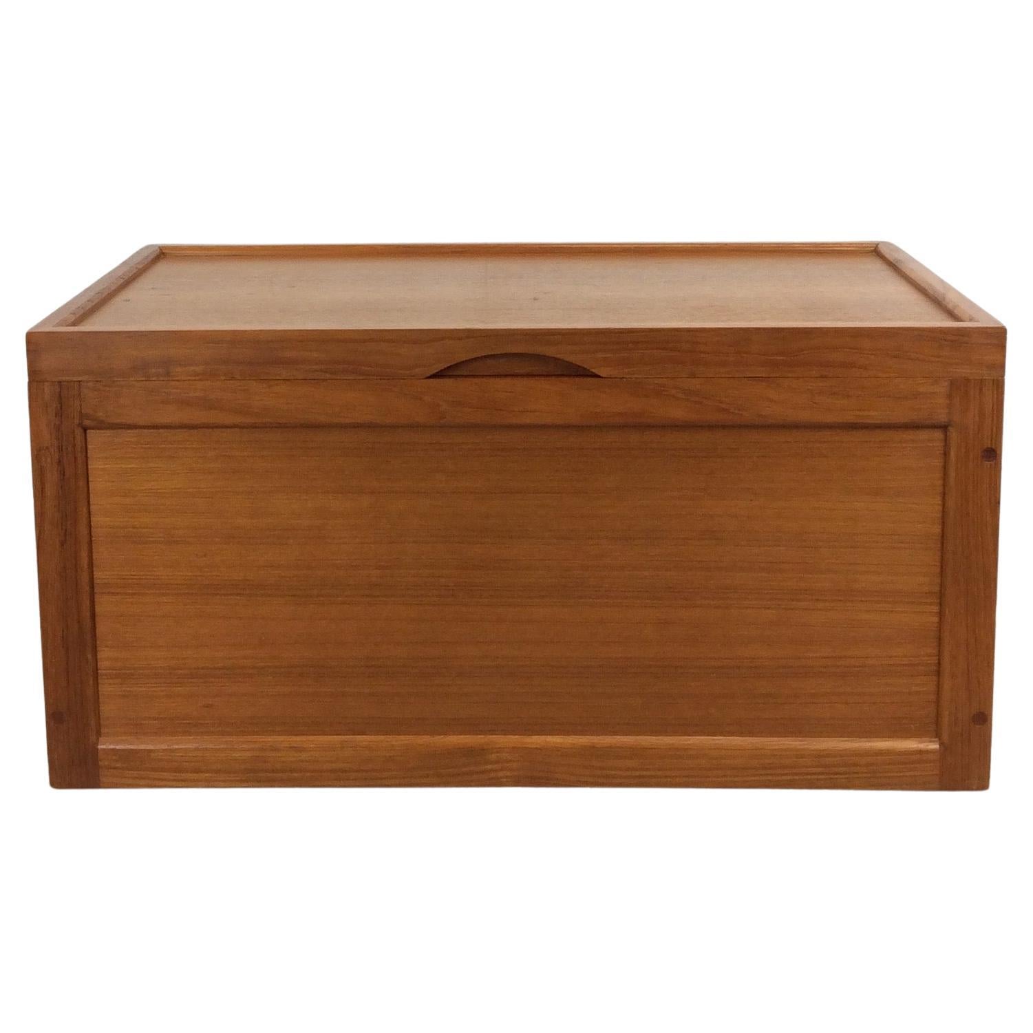 Danish Modern Style Teak Blanket Chest