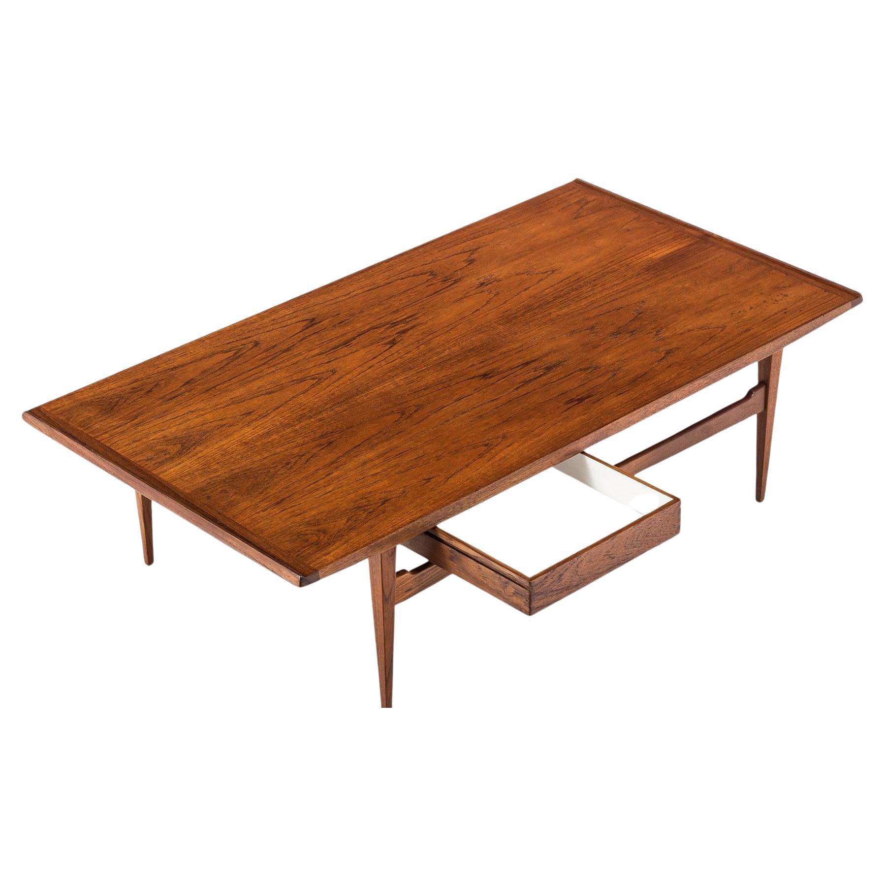 1950s Teak Danish Coffee Table By MM Moreddi at 1stDibs