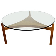 Danish Modern Sven Ellekaer for Christian Linneberg Teak Coffee Table