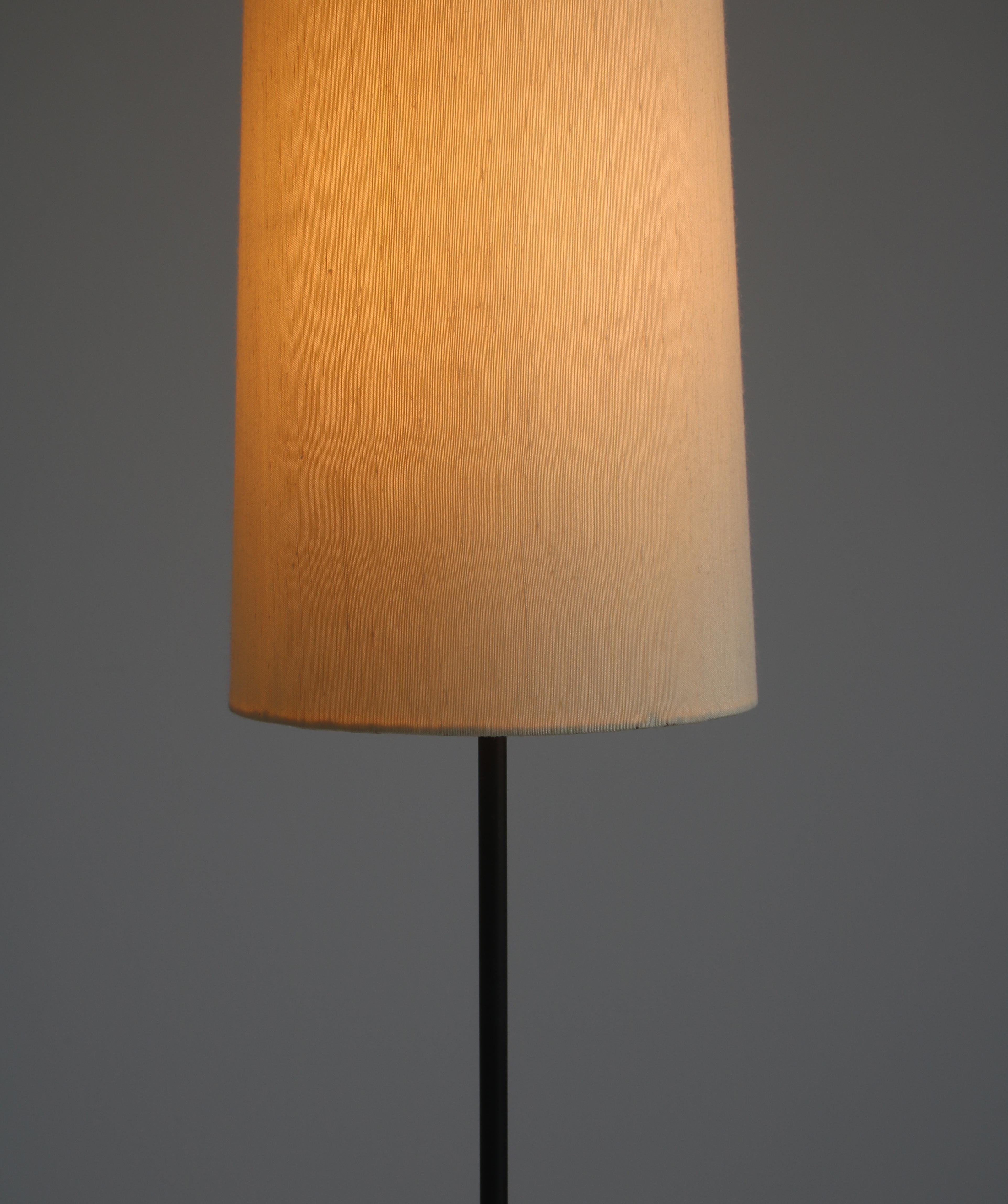 Danish Modern Svend Aage Holm Sørensen Floor Lamp in Teak and Cast Iron, 1960s 3