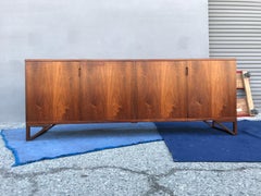 Danish Modern Svend Langkilde Long Rosewood Sideboard