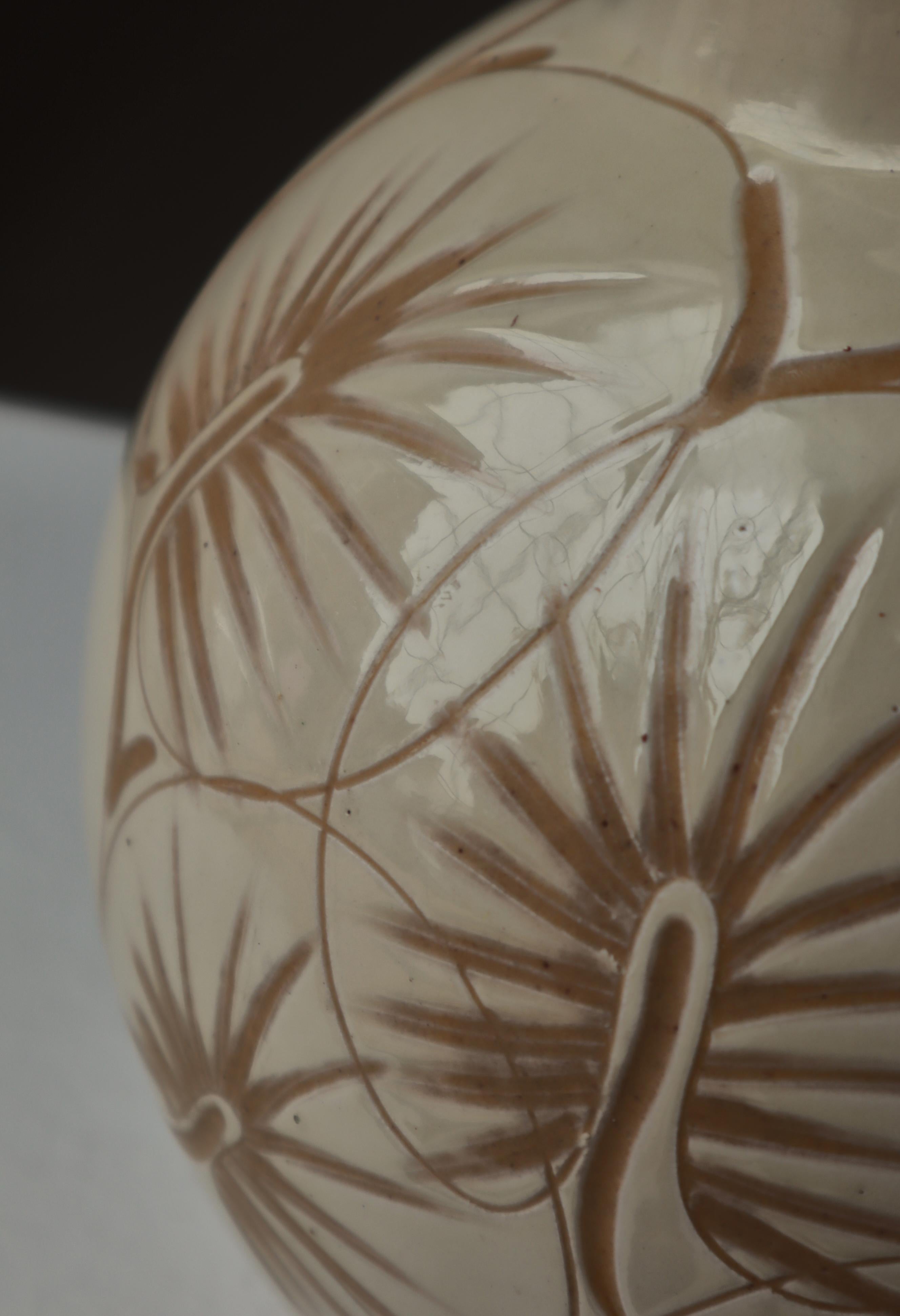 Lampe de table moderne danoise par Astrid Tjalk pour Kähler Ceramics, Danemark, années 1950 en vente 2