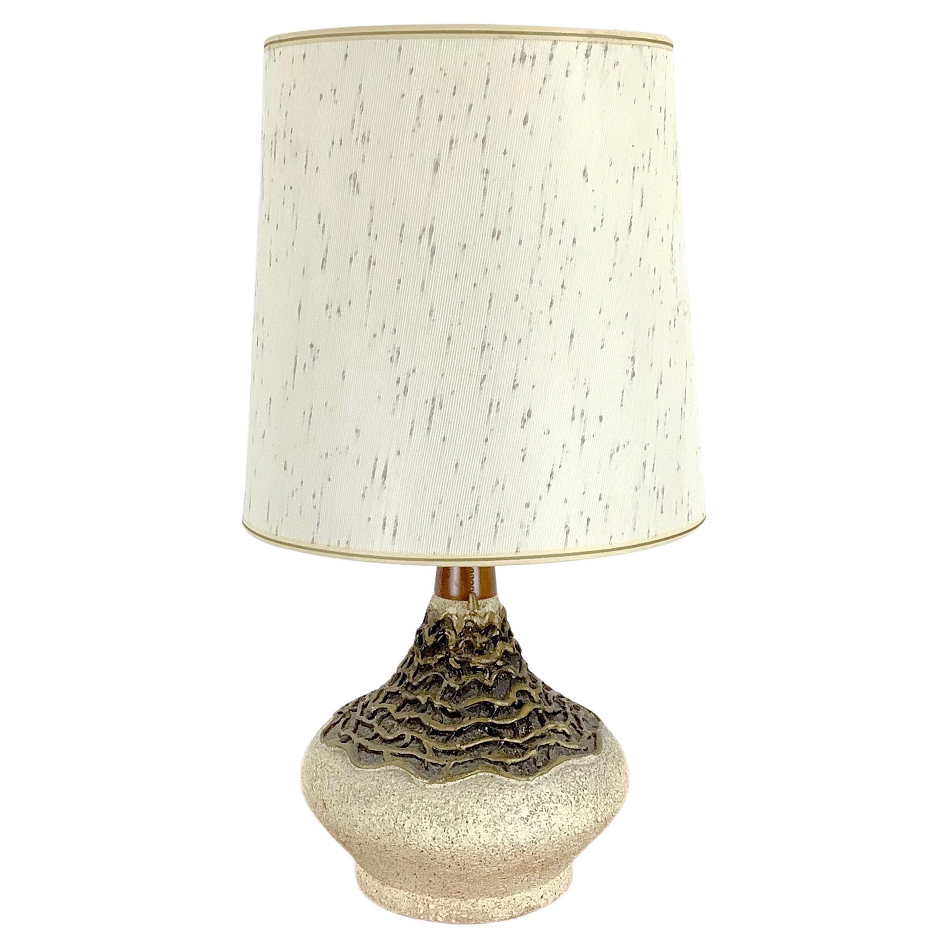 Danish Modern Table Lamp With Shade