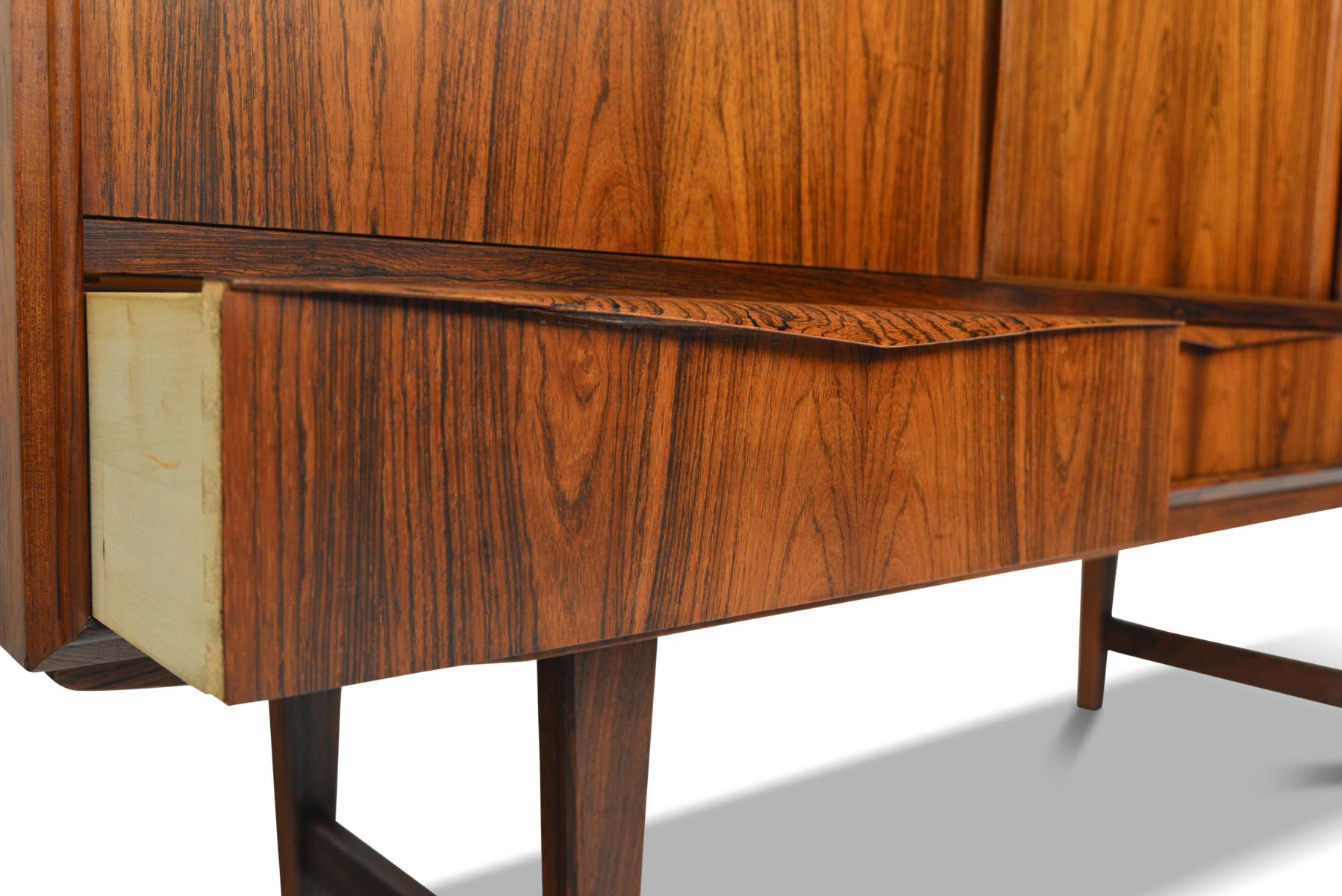 Danish Modern Tall Rosewood Credenza by E.W. Bach 2
