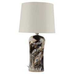 Grande lampe de bureau danoise moderne sculpturale en céramique par Jeppe Hagedorn-Olsen, années 1960