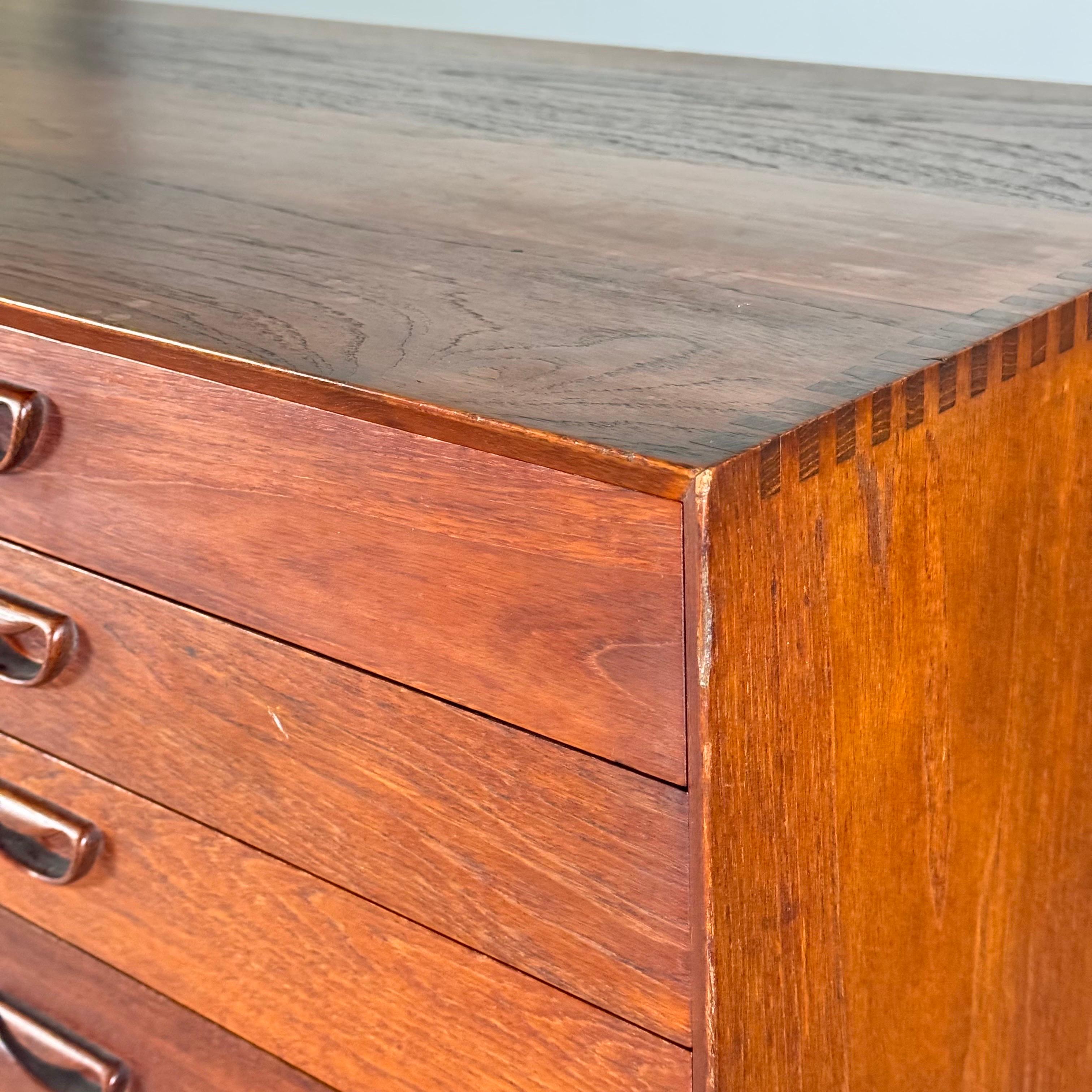 Danish Modern Tambour Credenza by Peter Hvidt & Orla Mølgaard-Nielsen, 1960s For Sale 1