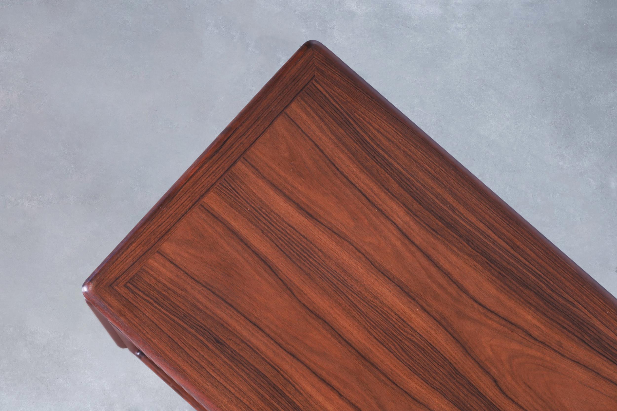 Danish Modern Rosewood Tambour Door Credenza by Dyrlund 7