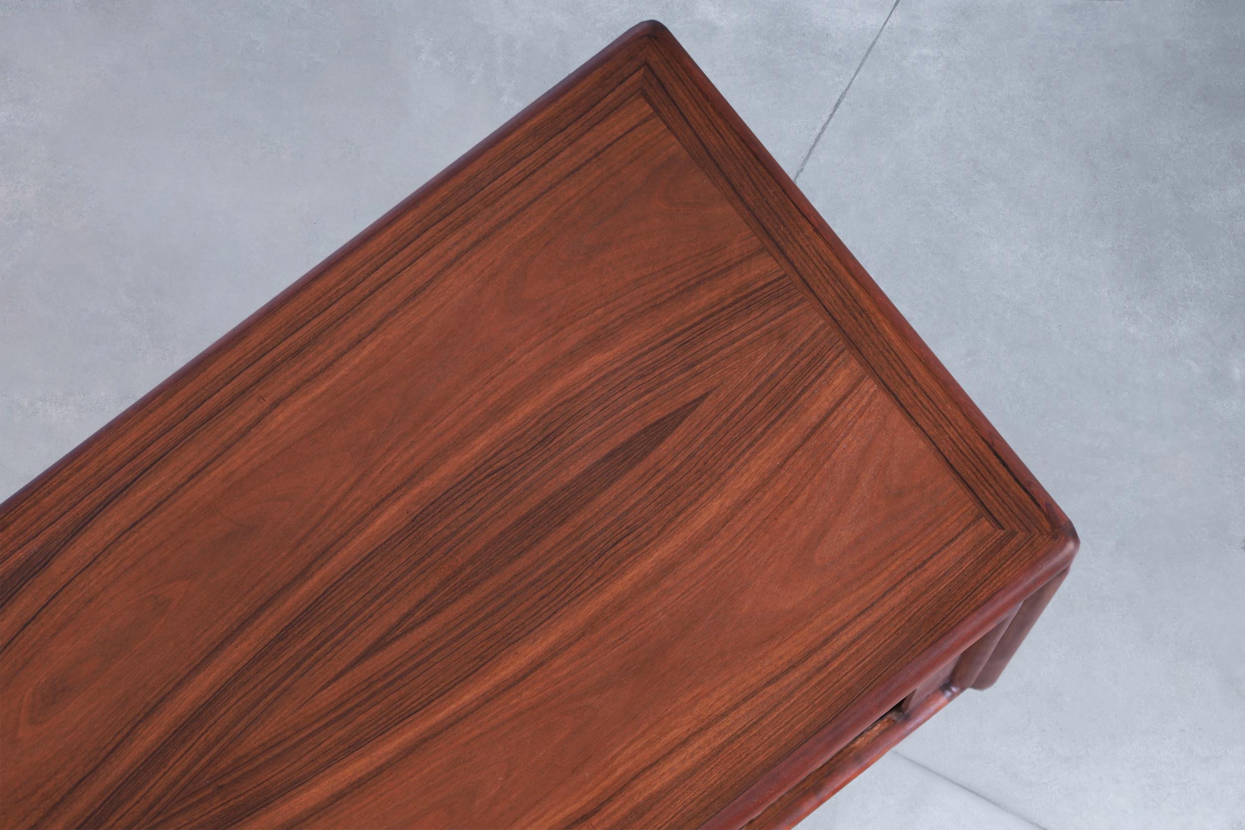 Danish Modern Rosewood Tambour Door Credenza by Dyrlund 8
