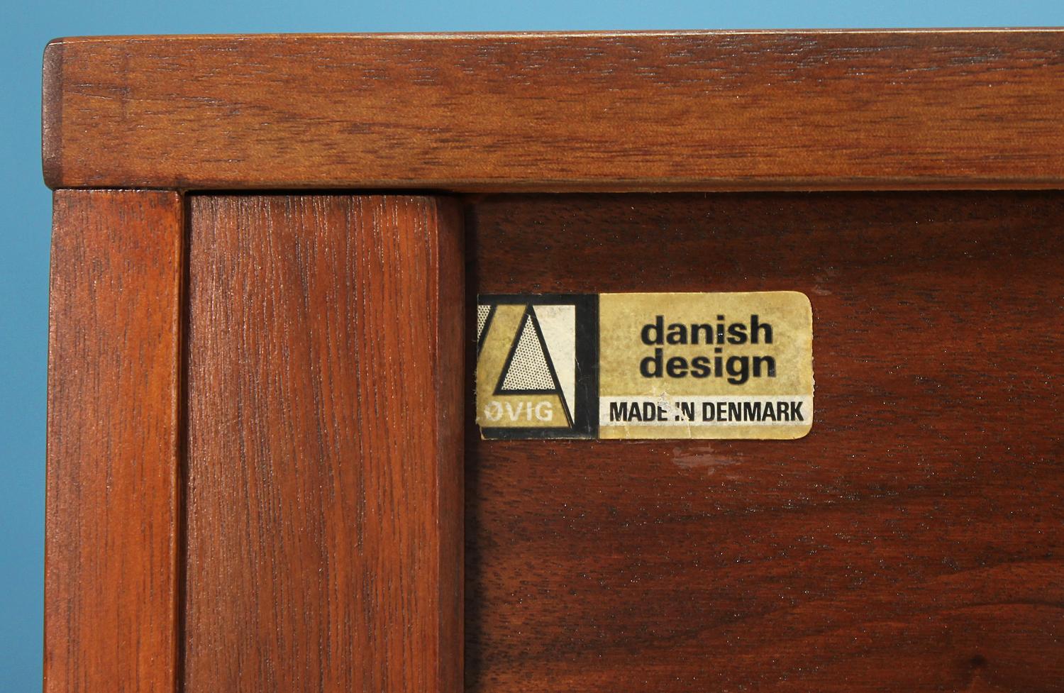 Danish Modern Tambour-Door Credenza by Peter Løvig Nielsen 3