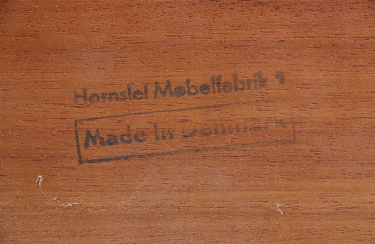 Danish Modern Tambour-Door Rosewood Credenza by Hornslet Møbelfrabrik 5