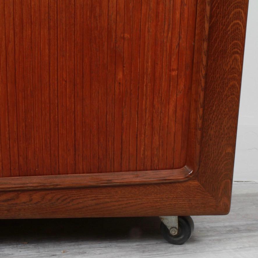 Danish Modern Tambour Door Sideboard 6