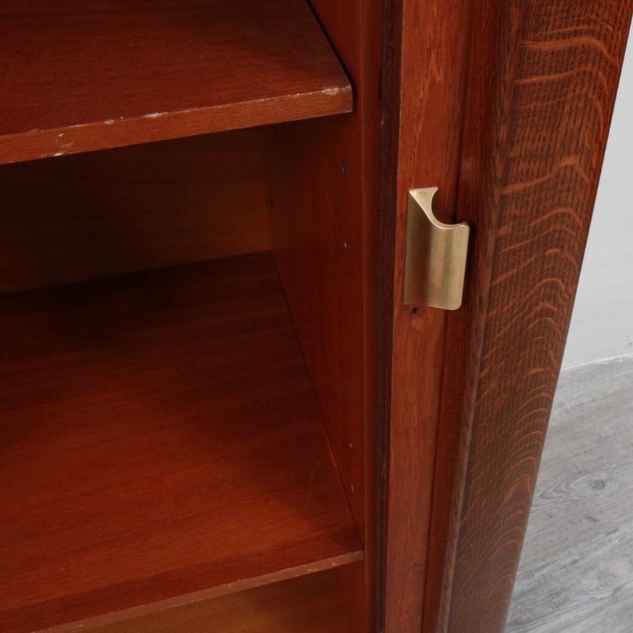 Danish Modern Tambour Door Sideboard In Good Condition In New London, CT