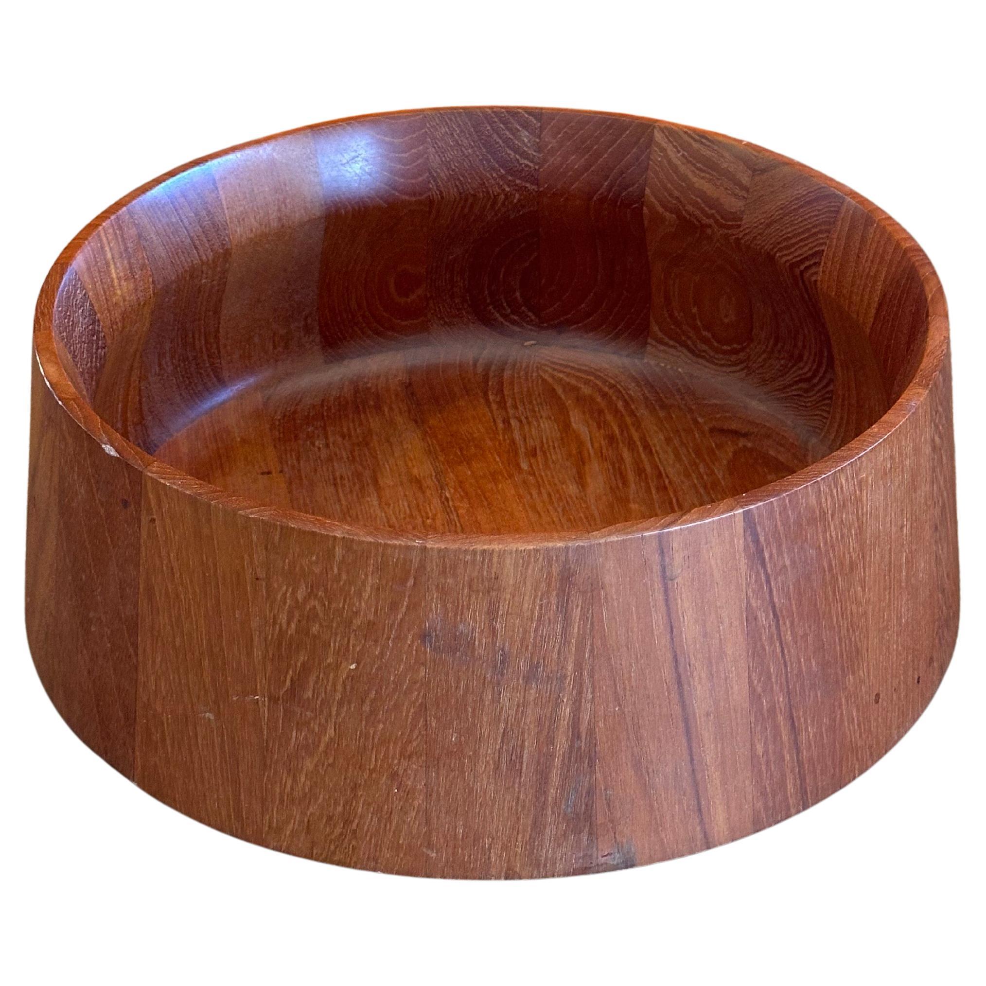 Cuenco cónico moderno danés de teca de Jens Quistgaard para Dansk en venta