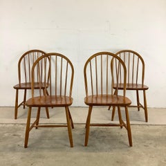 Danish Modern Tarm Stole Teak Dining Chairs- Set Four